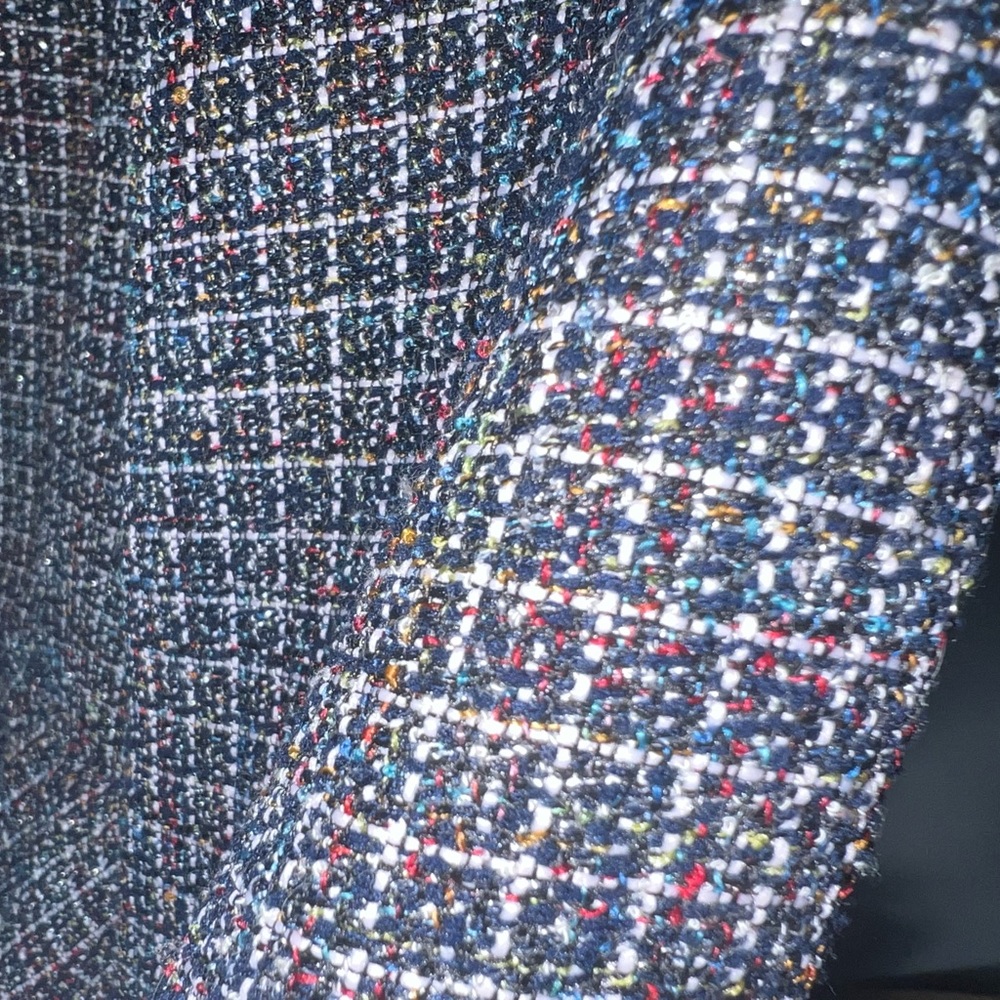 Nine West Metallic Multicolor Jacket With Tiers & Trim, 16 - Picture 7 of 12